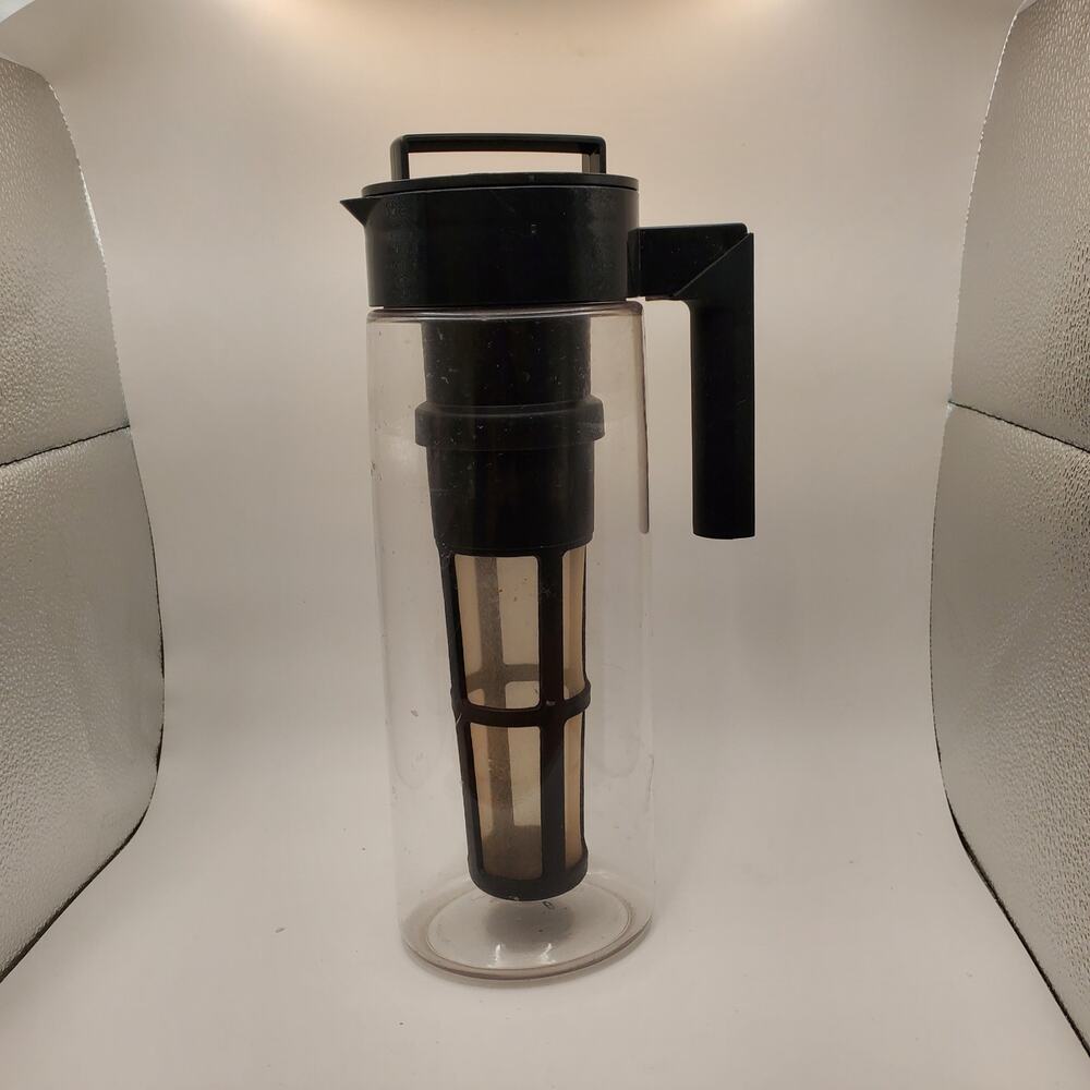 Takeya 2-Quart Flash Chill Iced Tea & Deluxe Cold Brew Coffee Maker - Black